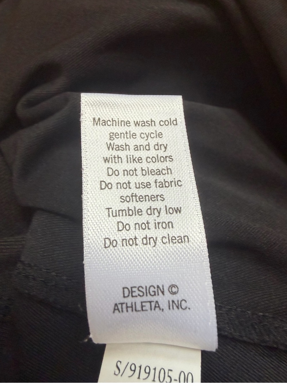 Athleta Cuteness Layered 2 in 1 Skirt Capri Leggings Black Large - Picture 7 of 8